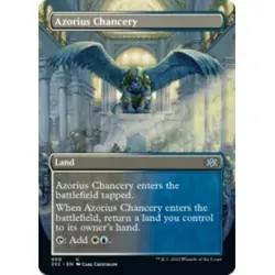 AZORIUS CHANCERY (BORDERLESS) X4 Double Masters 2022 Magic MTG MINT CARD - Image 1