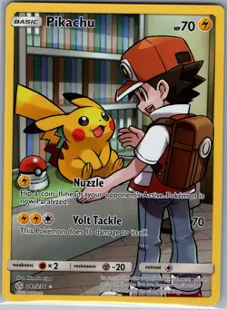 Pikachu 241/236 SM - Cosmic Eclipse - Pokemon Card - NM - Image 1