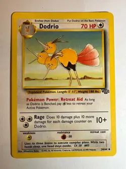 Dodrio #34/64 | Vintage 1999 WOTC Pokemon Cards | Jungle Set | Near Mint - Image 1
