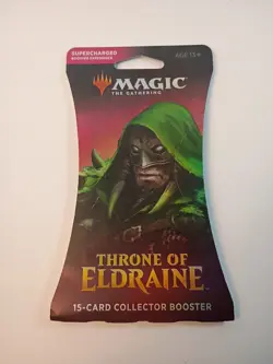 8 PC LOT MTG Throne of Eldraine 15 Card Collector Booster Pack - Image 3