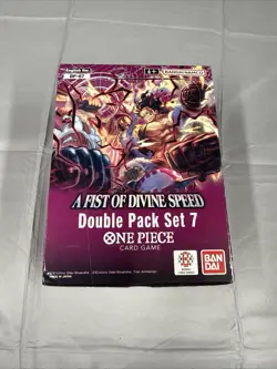 One Piece Card Game DP-07 Double Pack Set 7 - Full Box 8 Packs New - Image 1