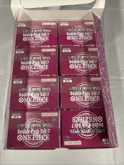 One Piece Card Game DP-07 Double Pack Set 7 - Full Box 8 Packs New - Image 4