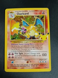 Charizard Celebrations Classic 4/102 Holo Base Set Pokemon Card 2021 NM - Image 1