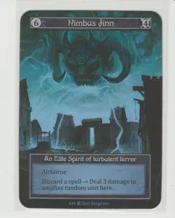 Nimbus Jinn FOIL Elite Sorcery Contested Realm Beta Card - Image 1