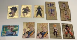 200+ VINTAGE DRAGON BALL Z CARDS WITH 32 HOLOS UNGRADED - Image 2