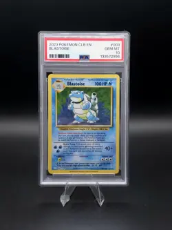 Psa 10 Gem MINT Blastoise 003/034 Trading Card Game Classic Holo CLB EN 2023 - Image 1