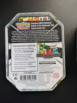 Pokemon Black/White Starters EMPTY Tin Lot x3! NO CARDS! Snivy, Tepig, Oshawott! - Image 3
