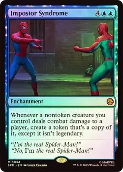 Imposter Syndrome - Foil - Spider-Man - NM - MTG Magic - 0034 - Image 1