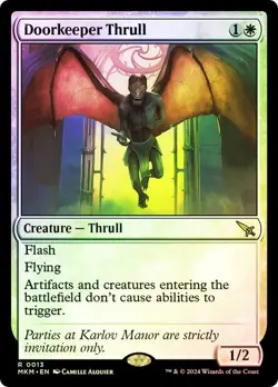 Doorkeeper Thrull Foil Murders at Karlov Manor NM MTG - Image 1