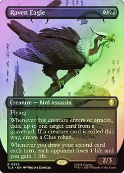 Raven Eagle Foil Showcase Avatar: The Last Airbender NM MTG - Image 1