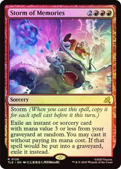Storm of Memories Foil Avatar: The Last Airbender NM MTG - Image 1