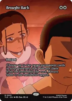 Brought Back Borderles Avatar: The Last Airbender NM MTG - Image 1