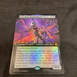 Gwenom, Remorseless (Extended Art) Marvel's Spider-Man Foil MTG #256 - Image 2
