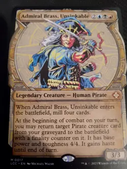 Admiral Brass, Unsinkable SHOWCASE - NM - MTG LCC - Magic the Gathering - Image 1