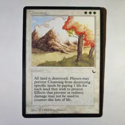 MTG Cleansing, the Dark! Played - Image 1