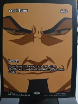 MTG Magic The Gathering Avatar The Last Airbender Cruel Tutor NM 0024 - Image 1