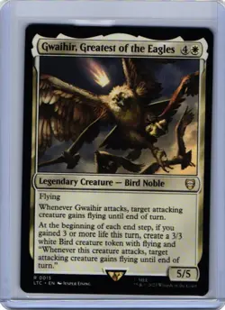 Gwaihir, Greatest of the Eagles 0015 Non Foil Rare LOTR Commander MTG Near Mint - Image 1