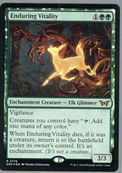 2024 Magic the Gathering Enduring Vitality Enchanted Creature Foil Near Mint - Image 1