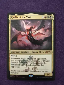 MTG Kaalia of the Vast (0013) *Foil* Promo NM - Image 1