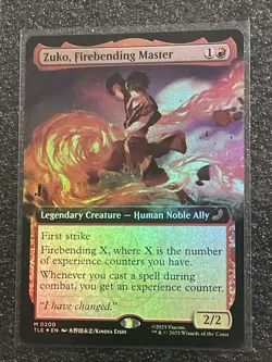 Zuko, Firebending Master - MTG Avatar: The Last Airbender: Eternal-Legal Foil - Image 1