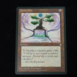 MTG Ice Age Zuran Orb Uncommon Magic the Gathering Free Shipping - Image 1