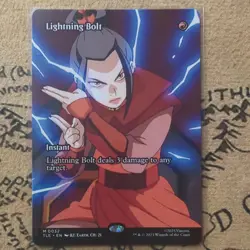 MTG Lightning Bolt 0032 Regular Borderless Avatar The Last Air Bender - Image 1