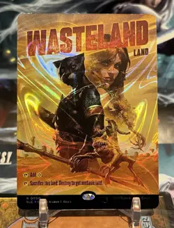 MTG | Wasteland (✨Halo Foil✨) [Secret Lair Encyclopedia] - Image 1