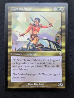 Captain Sisay - Invasion - LP - MTG - Magic the Gathering - Multi - Creature - Image 1