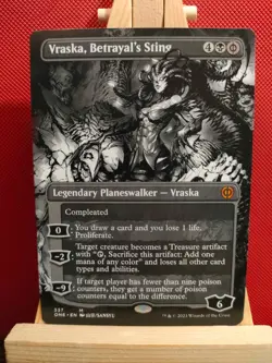 Vraska, Betrayal's Sting (Borderless)- Phyrexia: All Will be - NM (see pics) MTG - Image 1