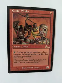 Goblin Welder Urza's Legacy MTG NM Free shipping with tracking - Image 1