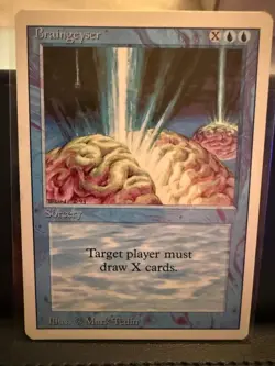 MTG | Braingeyser | Revised Edition | Never Played | Gem Mint - Image 1