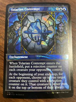 MTG - Tolarian Contempt 192 - Halo Foil March of the Machine: The Aftermath - NM - Image 1
