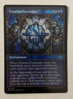 Tolarian Contempt Halo Foil - March of the Machine: The Aftermath MTG - Image 1