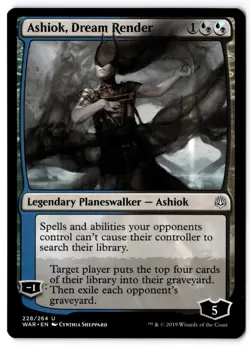 Ashiok, Dream Render U War of the Spark 228 NM - Image 1