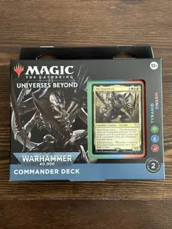New Sealed MTG - Universes Beyond: Warhammer 40,000 Tyranid Swarm Commander Deck - Image 1