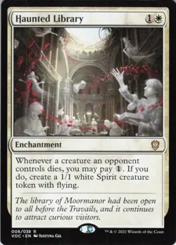 MTG Haunted Library (6) | NM | Cmd Innistrad: Crimson Vow {VOC} - Image 1