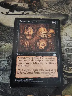 Weatherlight MTG 1 Buried Alive Magic - Image 1