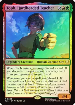Toph, Hardheaded Teacher Foil Avatar: The Last Airbender NM MTG - Image 1