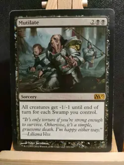 Mutilate - Magic 2013 (M13) - Rare - Excellent / LP (see pics) MTG - Image 1