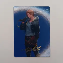 Squall, SeeD Mercenary 47/53 Gold Stamped Signature MTG Final Fantasy Art Series - Image 1