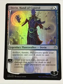 MTG War of the Spark Dovin, Hand of Control Foil 229/264 NM - Image 1