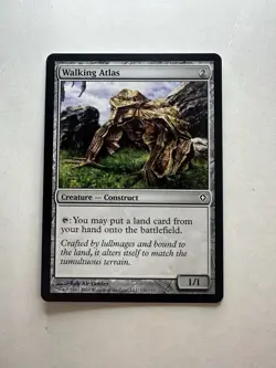 Walking Atlas LP Worldwake Magic The Gathering Mtg Lightly Played Creature - Image 1