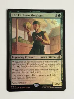 The Cabbage Merchant #134 Avatar: The Last Airbender Eternal Magic MTG Foil NM-M - Image 1