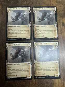 4x Eagles of the North Showcase Scrolls Lord Of The Ring Pack Fresh - Image 1