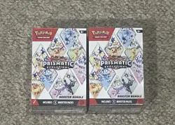Pokemon Prismatic Evolutions Booster Bundle Lot of 2 Boxes Sealed - Image 1