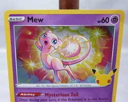 MEW 2021 POKEMON CELEBRATIONS CLASSIC COLLECTION RARE HOLO 011/025 - Image 2