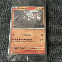 Pokemon Phantasmal Flames Reshiram 017/094 Barnes & Noble Promo Stamped Sealed - Image 1