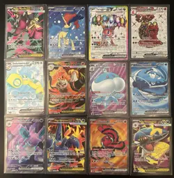 Pokemon TCG Full Art Lot of 12 Including Phantasmal Flames NM - Image 1