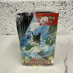 Pokemon TCG Scarlet & Violet Paldea Evolved Half Booster Box 18 Packs Sealed ✅ - Image 2