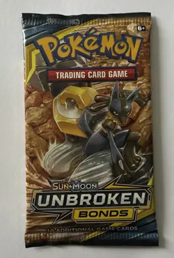 Pokemon Sun & Moon Unbroken Bonds Booster Pack - Image 1